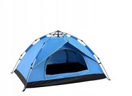 Namiot duży samorozkładający turystyczny śledzie Niebieski 220x140x120cm