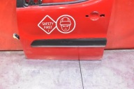 door left front front red CITROEN BERLINGO 2 II LIFT 15-21