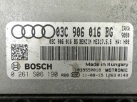 computer control unit of the engine AUDI A1 8X 1.4 TSI CAX 03C906016BG
