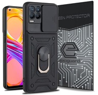 CASE ETUI PANCERNE + SZKŁO do REALME 8 / 8 PRO