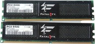 Pamięć DDR2 4GB 800MHZ PC6400 OCZ Fatal1ty 2x 2GB Dual Gwarancja