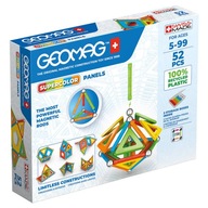 GEOMAG VZDELÁVACIE MAGNETICKÉ KOCKY 52 PRVKY KREATÍVNE UČENIE OD 5 ROKOV