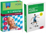 Niemiecki w 1 miesią + Podręczny słownik obrazkowy