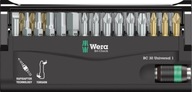 Zestaw bitów grotów PH/PZ, Torx, HEX, Bit-Check 30 Universal 1 WERA