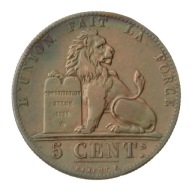 [M22244] Belgium 50 centesimi 1847