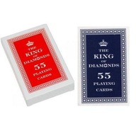 Karty do gry King of Diamonds 55 Cards Trefl czerwone