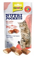 GimCat Nutri Pockets with Salmon 60g Przysmak dla kota Smaczki