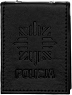 SKÓRZANE Etui OKŁADKA na Legitymację Służbową Policyjną POLICJA + logo