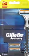 GILLETTE SENSOR3 OSTRZA WYMIENNE 5 SZTUK