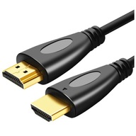 KABEL MOCNY DŁUGI PRZEWÓD HDMI V1.4 3D 4K CEC ETHERNET 3M 150CM POZŁACANY