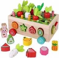 Drevená záhradná hračka Montessori