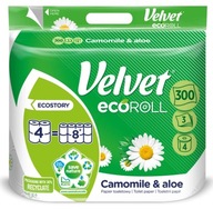 Velvet EcoROLL Rumianek Aloes papier toaletowy 4 rolki