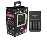 ŁADOWARKA PANASONIC SMARTPLUS + 4x AA ENELOOP PRO 2500 mAh