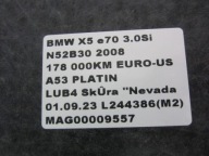 BMW E70 X5 floor boot without SAVANNABEIGE