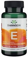 Swanson Vitamín E Prírodný 200IU 250kaps. Cera