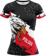 Koszulka Damska KIBICA Sportowa T-Shirt POLSKA XL