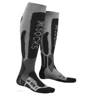 X-SOCKS SKI METAL lyžiarske podkolienky VLNA WOOL dlhé ponožky 35-38