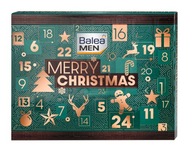 Kalendarz adwentowy dla mężczyzn z kosmetykami Balea