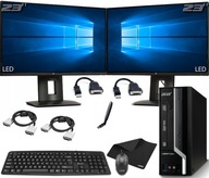 ZESTAW Z DWOMA MONITORAMI ACER X4630G i5-4460s 16/500GB 2x LED23'' Win11