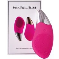Sonic Facial Brush Br-20 - sonická kefa na tvár, tmavo ružová