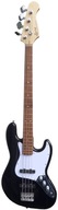 JB BK/WH Gitara Basowa Elektryczna 4-strunowa typu Jazz Bass Ever Play