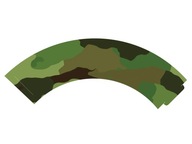 Papilotky na muffiny Moro vojenská armáda 6ks