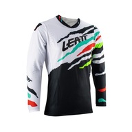 LEATT (2023) KOSZULKA MOTO 5.5 ULTRAWELD JERSEY TIGER KOLOR BIAŁY/CZARNY/ZI