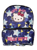 Detský batoh Hello Kitty svetlo modrý s hviezdičkami