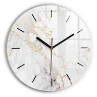 Zegar ścienny okrągły dekoracyjny klasyczny kuchenny Marmur ozdobny fi30 cm