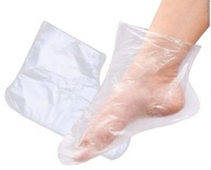 Ponožky fóliové jednorazové kozmetické na ošetrenie parafínom 50ks