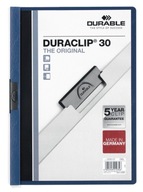 Skoroszyt zaciskowy Durable A4/30 Duraclip PCV, Ni