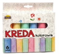 kreda chodnikowa 6 kolorów Jumbo Dromader