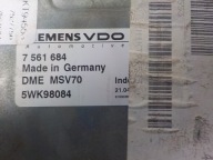 BMW computer control unit 7561684 5WK98084