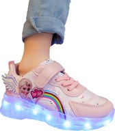 Dziecięce Adidasy tęczowa księżniczka LED buty