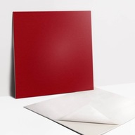 Nástenný panel Vinylové dlaždice na stenu Podlahová farba červená 9 ks