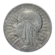 5 zł - Głowa Kobiety - 1932 rok - srebro