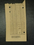 Bilet PKS,1,80, lata 50/60.