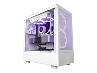 NZXT Obudowa H5 Flow RGB midi tower biała