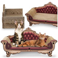 MACSKA KAPARÓFA FEKHELY KANAPÉ NAGY STABIL KARTON NAPOZÓÁGY