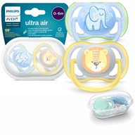 PHILIPS AVENT 2x SMOCZEK ULTRA AIR 0-6M MIĘKKI ODDYCHAJĄCY ORTODONTYCZNY 0+