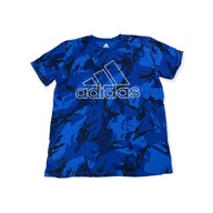 Koszulka t-shirt chłopiec niebieski ADIDAS L 14/16