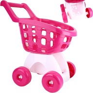 Wózek sklepowy dla dzieci różowy 8249