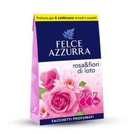 Felce Azzurra Voňavý ľanový prívesok Ruža A Lotosový kvet 3 ks