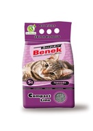 SUPER BENEK Compact Lawenda 5l żwirek dla kota