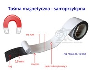 Magnetická lepiaca páska 7 cm ZADARMO