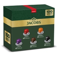 Kapsułki Jacobs do Nespresso(r)* zestaw 100 sztuk mix rodzajów, 9+1 GRATIS!