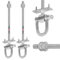 HINTAHOROG SZETT ÉKSZÍJJAL ÉS CSAPOKKAL M10 HINTA RÖGZÍTŐ 2 DB