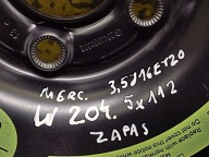 disk stalowa Mercedes EQC 3.5" x 16" 5x112