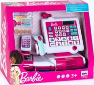 Kasa sklepowa ze skanerem Barbie Klein czytelny wyświetlacz z kalkulatorem