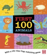 First 100 Animals: A board book with a